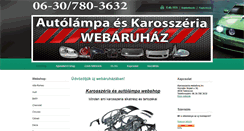 Desktop Screenshot of karosszeria-webshop.hu